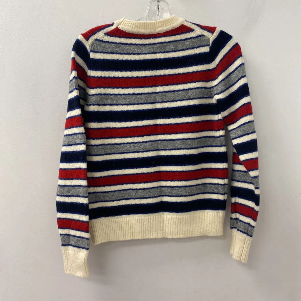 UNIQLO WOMEN'S SWEATER cream red navy stripe S sold by The Comeback product image thumbnail 2