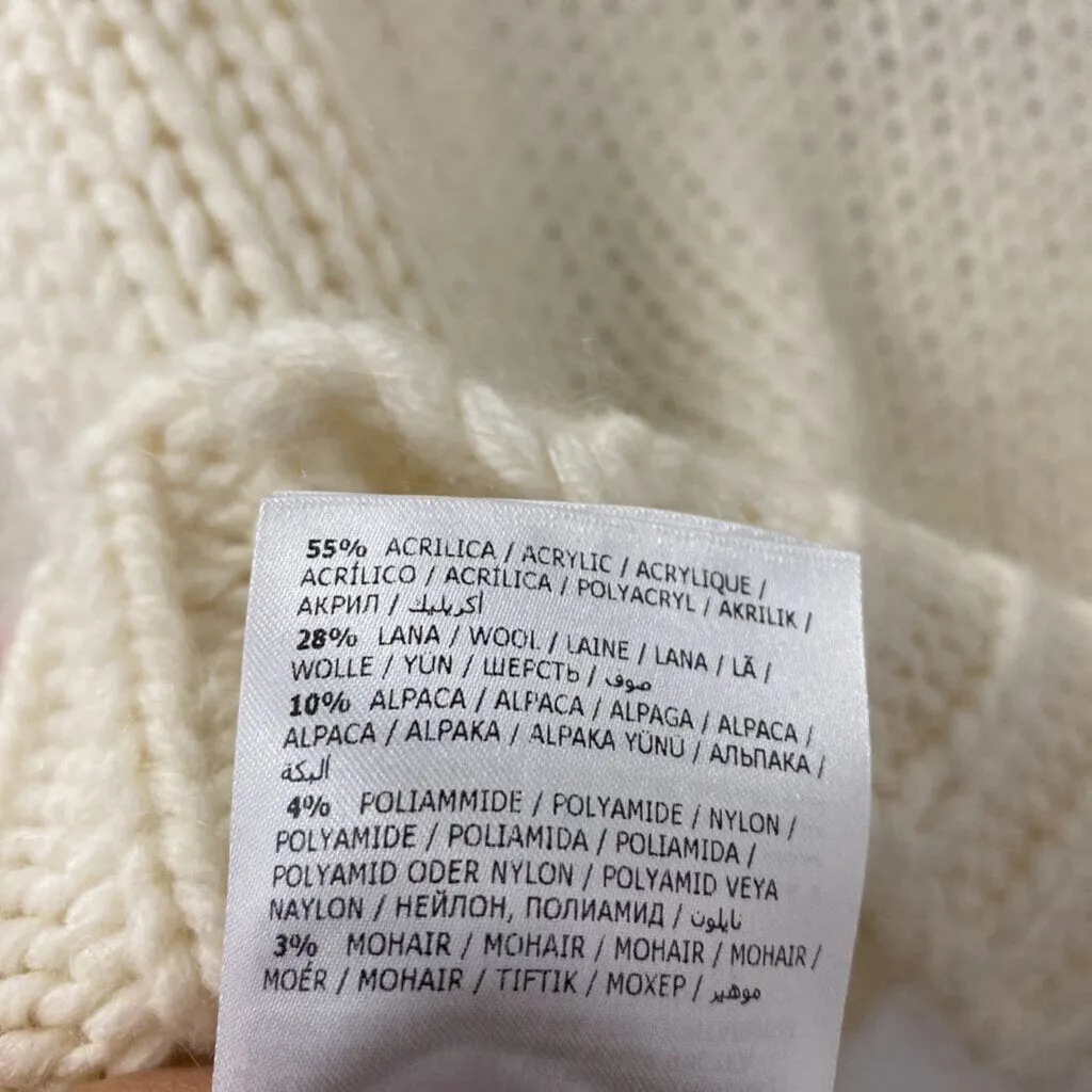 MONCLER WOMEN'S SWEATER cream navy red S sold by The Comeback product image thumbnail 4