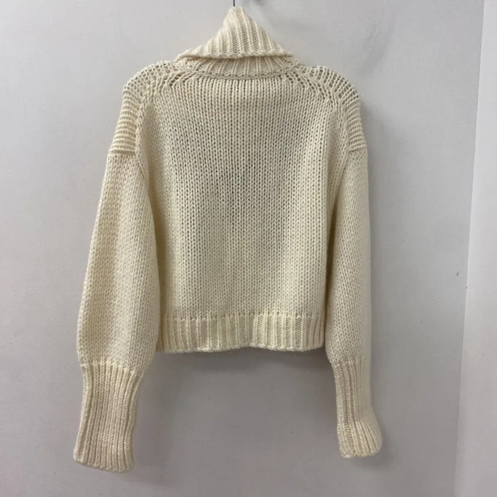 MONCLER WOMEN'S SWEATER cream navy red S sold by The Comeback product image thumbnail 3