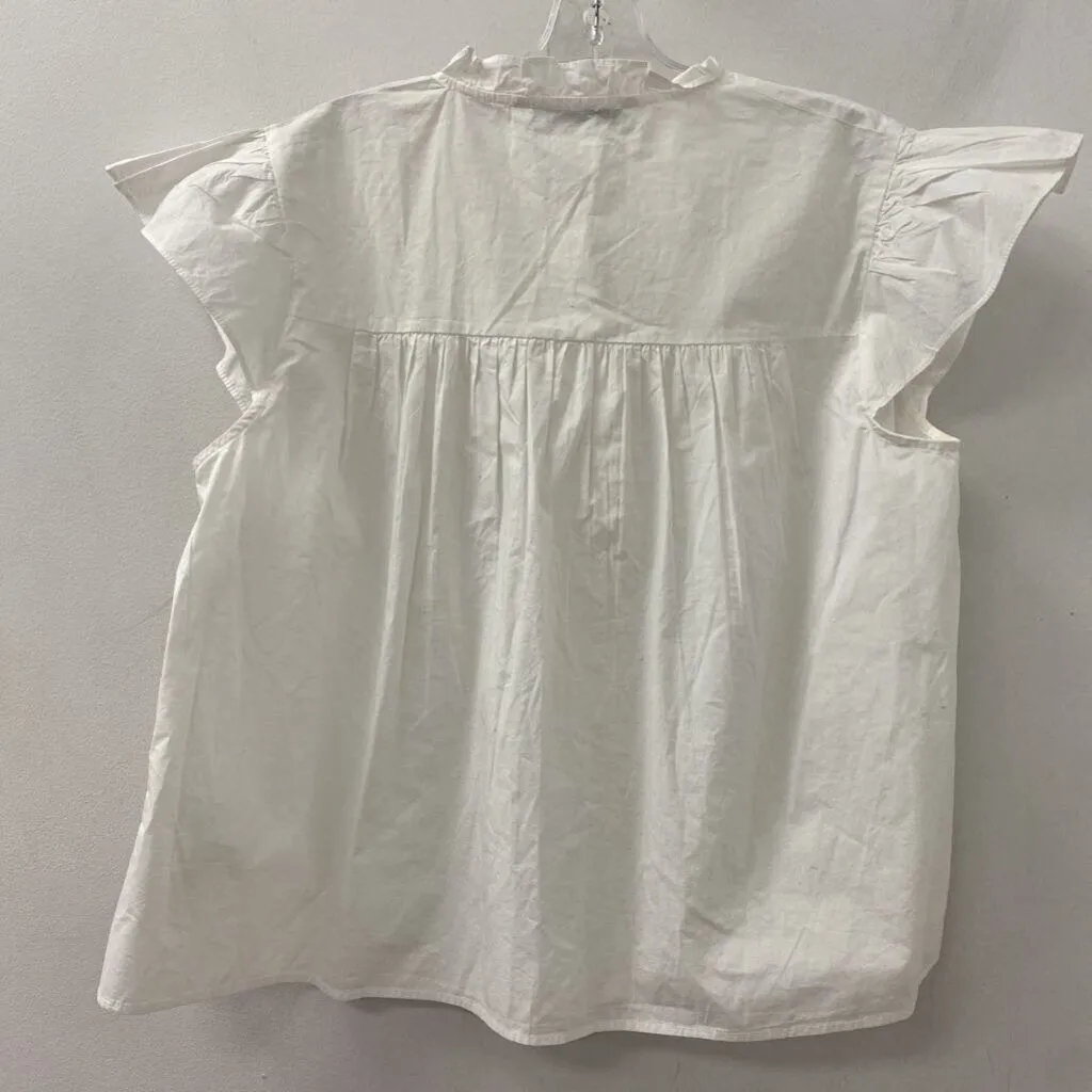 ZARA WOMEN'S BLOUSE/SHIRT white L sold by The Comeback product image thumbnail 2