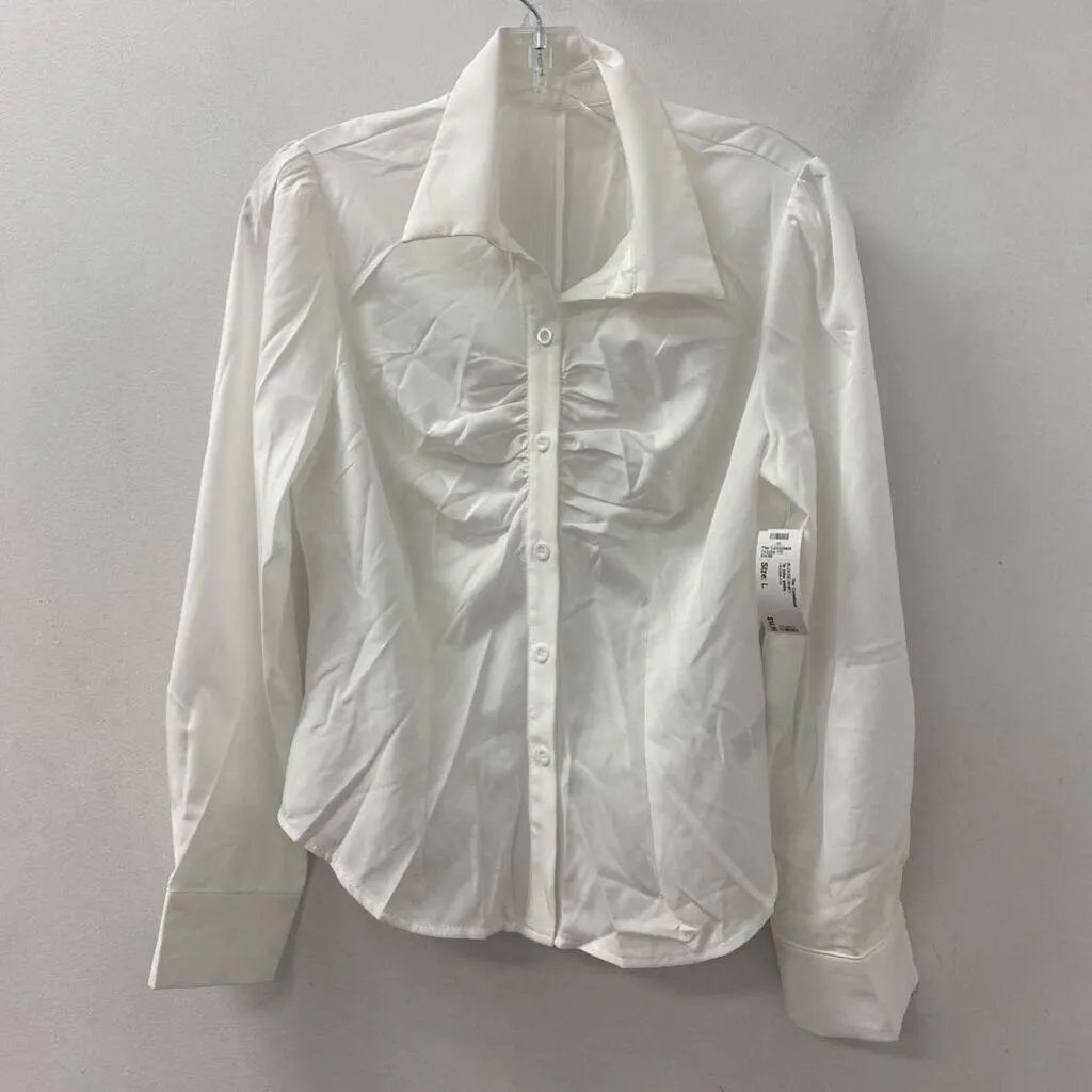 WOMEN'S BLOUSE/SHIRT white L sold by The Comeback