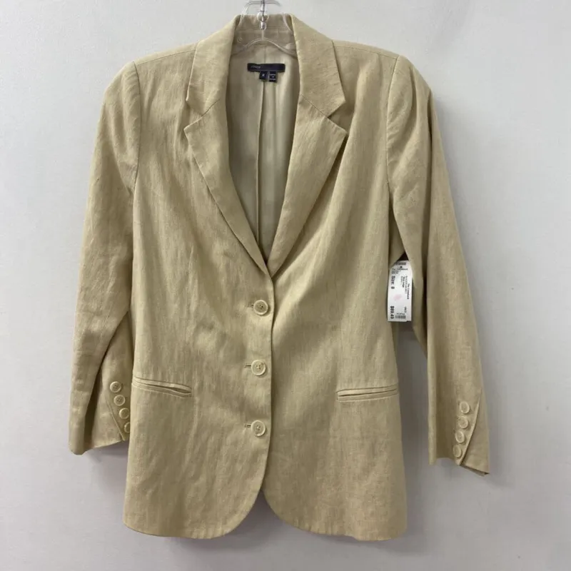 VINCE WOMEN'S BLAZER/JACKET beige 8 made by Vince