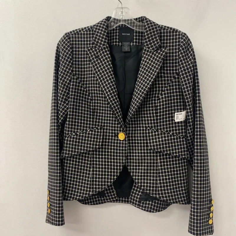 SMYTHE WOMEN'S BLAZER/JACKET black white 8 made by Smythe