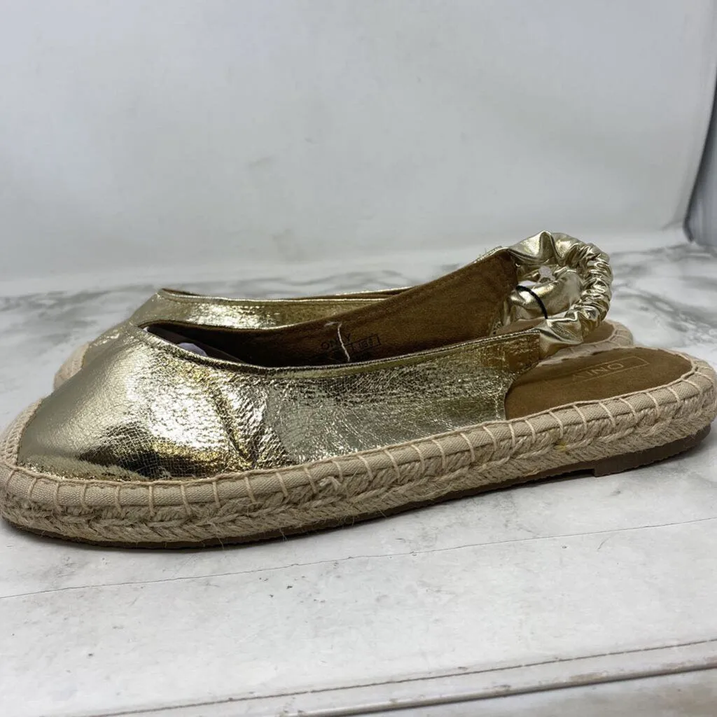 ONLY WOMEN'S SANDALS gold 9 sold by The Comeback product image thumbnail 2