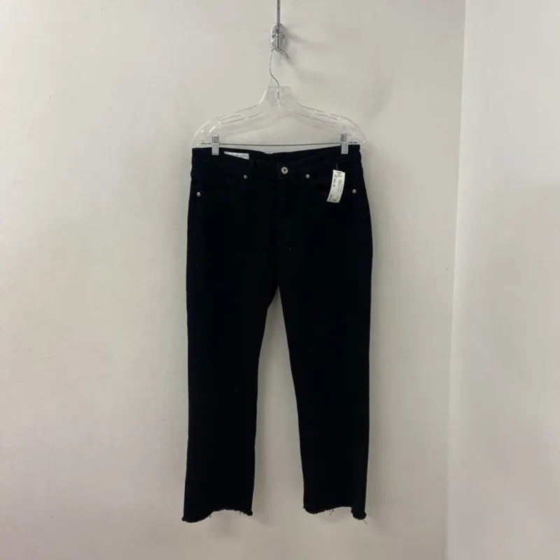 ZARA WOMEN'S JEANS black 12 made by Zara