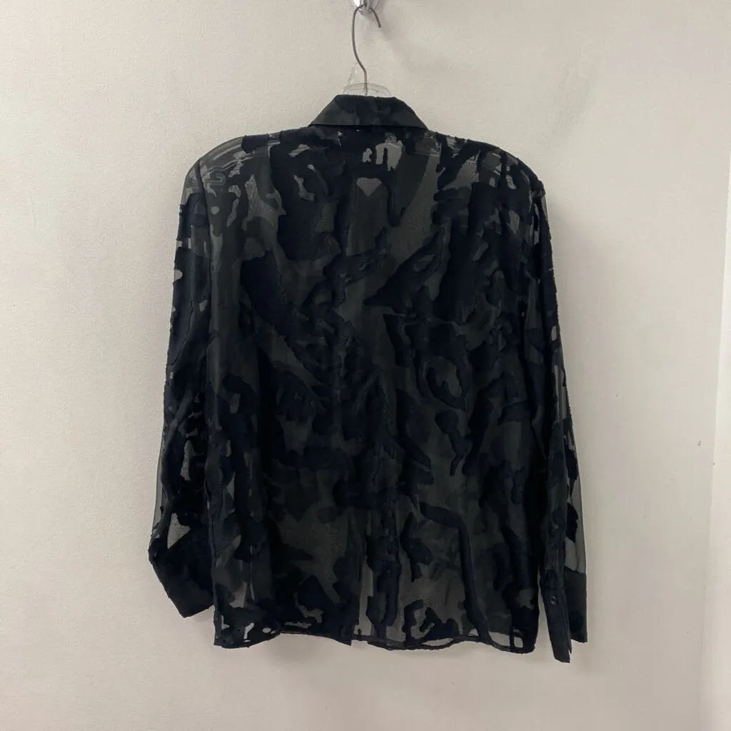 ZARA WOMEN'S BLOUSE/SHIRT black M sold by The Comeback product image thumbnail 3