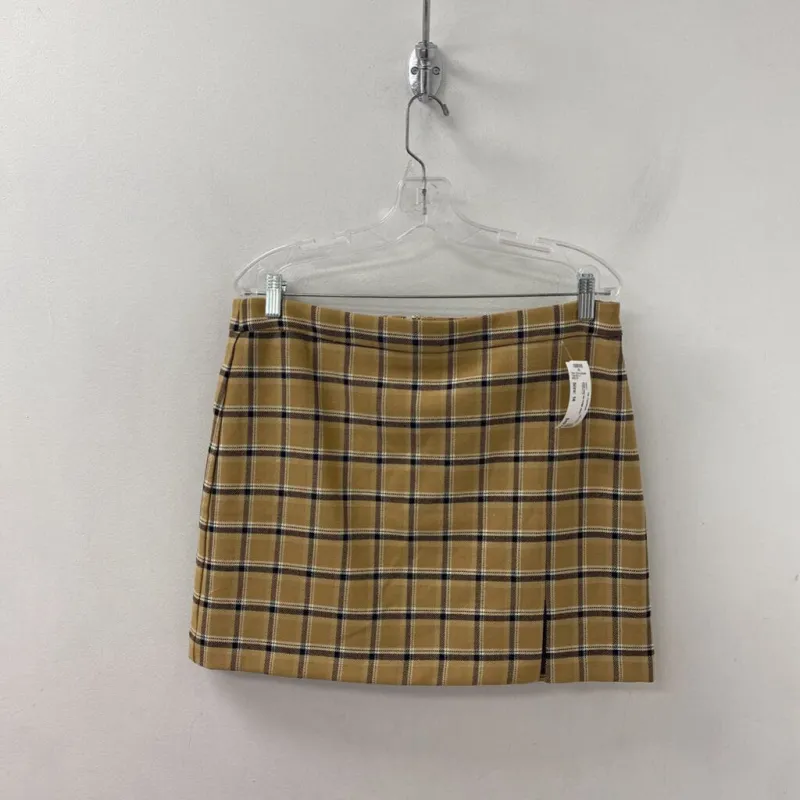 WILFRED WOMEN'S SKIRT tan beige black 14 made by Wilfred