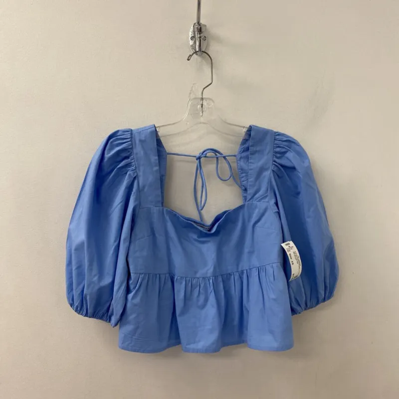 ABERCROMBIE & FITCH WOMEN'S BLOUSE/SHIRT blue XS made by Abercrombie & Fitch