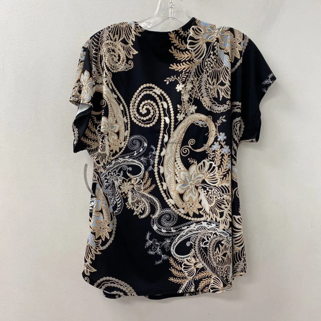 HALE BOB WOMEN'S TOP black mlti print L sold by The Comeback product image thumbnail 2