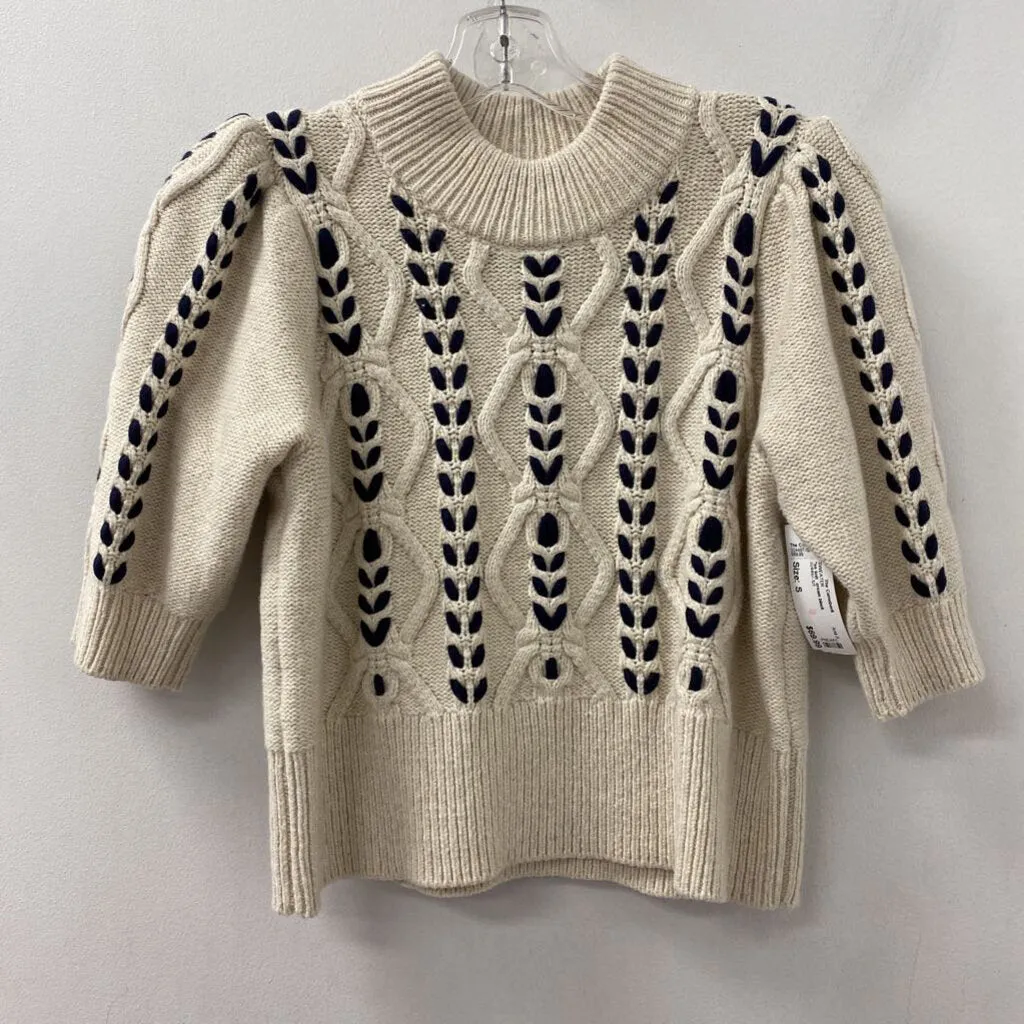 RAILS WOMEN'S SWEATER cream black S sold by The Comeback