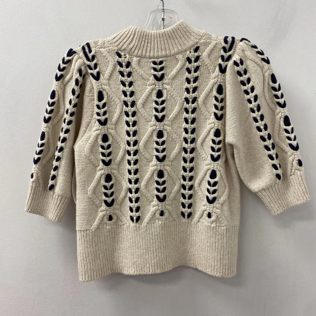 RAILS WOMEN'S SWEATER cream black S sold by The Comeback product image thumbnail 2