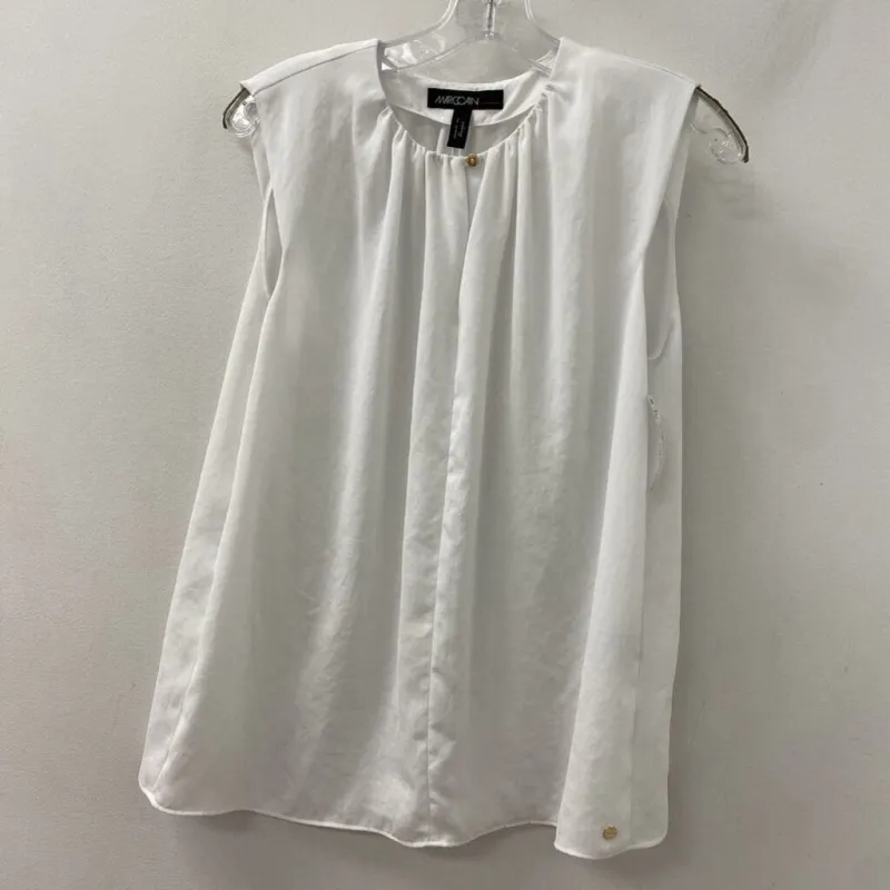 MARC CAIN WOMEN'S BLOUSE/SHIRT white S/M made by The Comeback