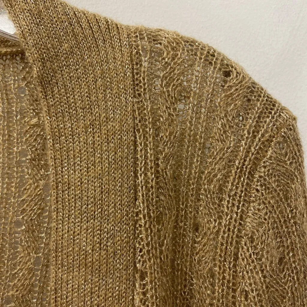 Banana Republic WOMEN'S CARDIGAN tan gold mix M sold by The Comeback product image thumbnail 2