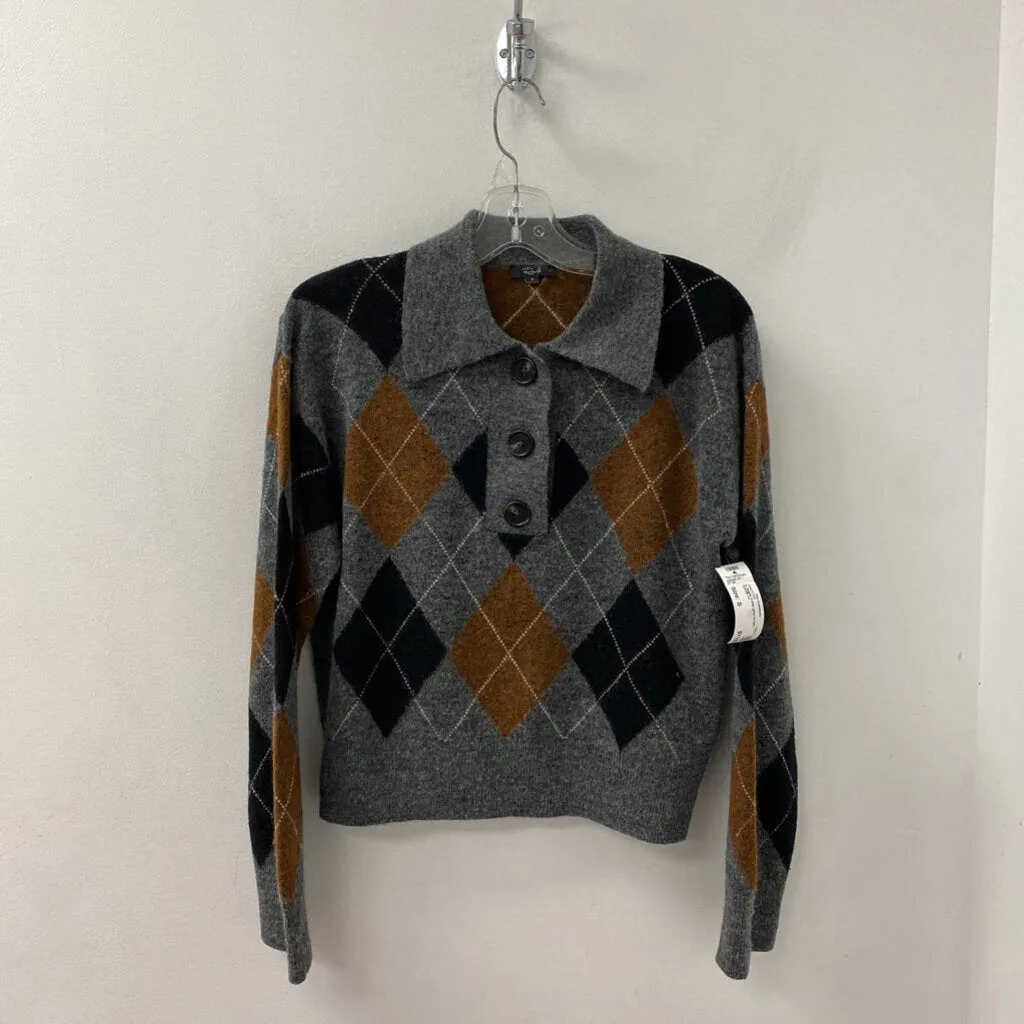 RAILS WOMEN'S SWEATER grey brown black mix S sold by The Comeback