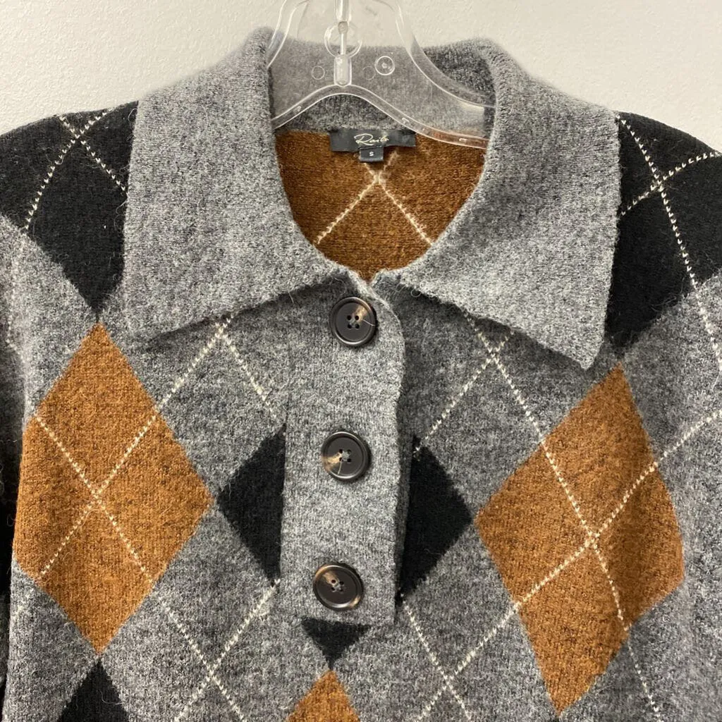 RAILS WOMEN'S SWEATER grey brown black mix S sold by The Comeback product image thumbnail 2