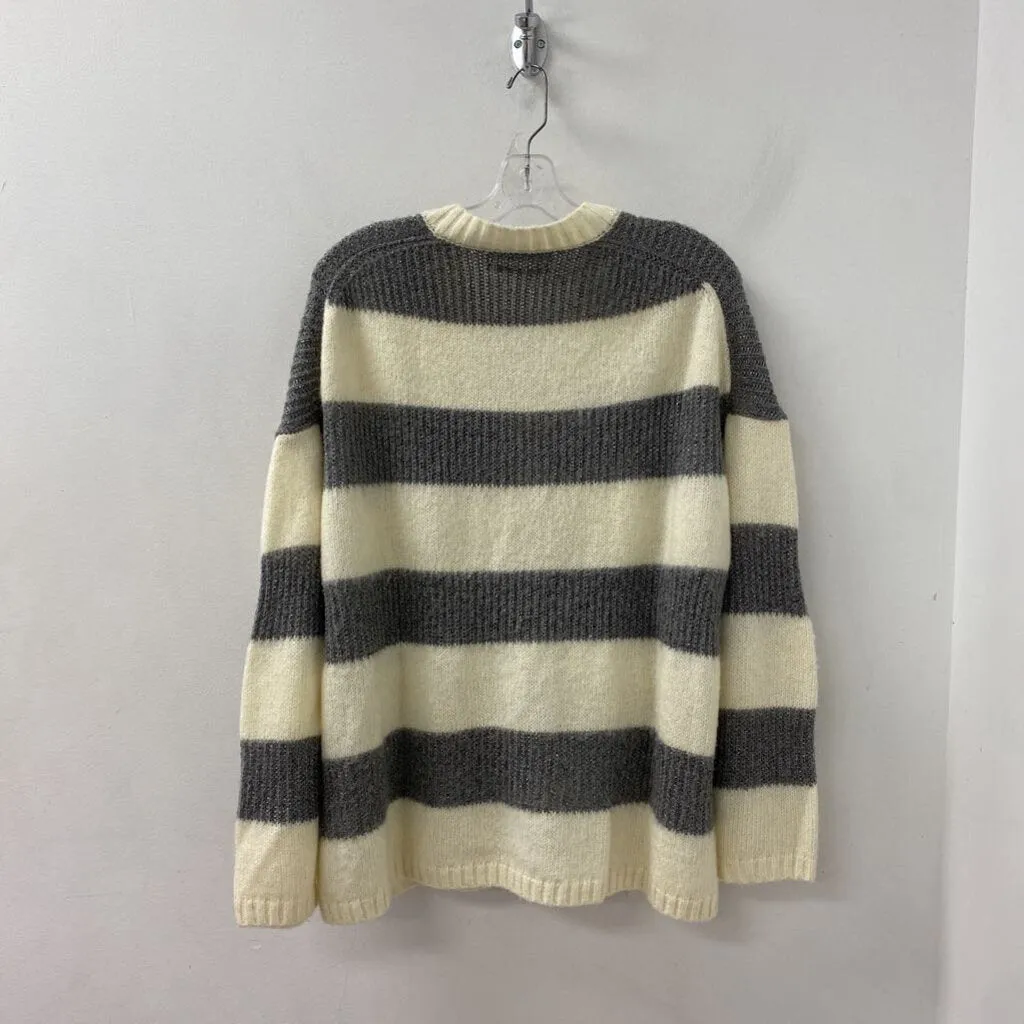 ALL SAINTS WOMEN'S SWEATER cream grey silver S sold by The Comeback product image thumbnail 3