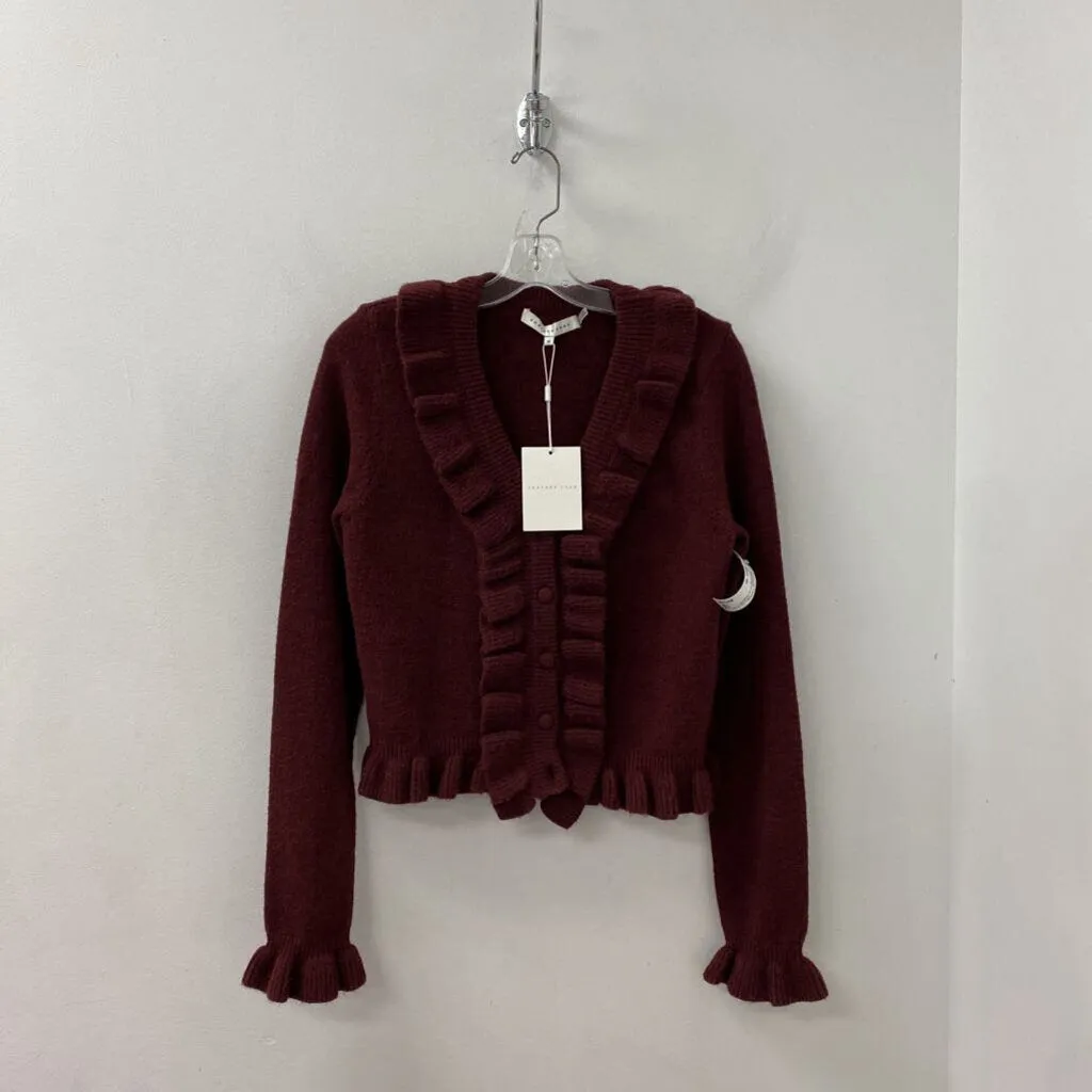 ENDLESS ROSE WOMEN'S CARDIGAN burgundy M sold by The Comeback