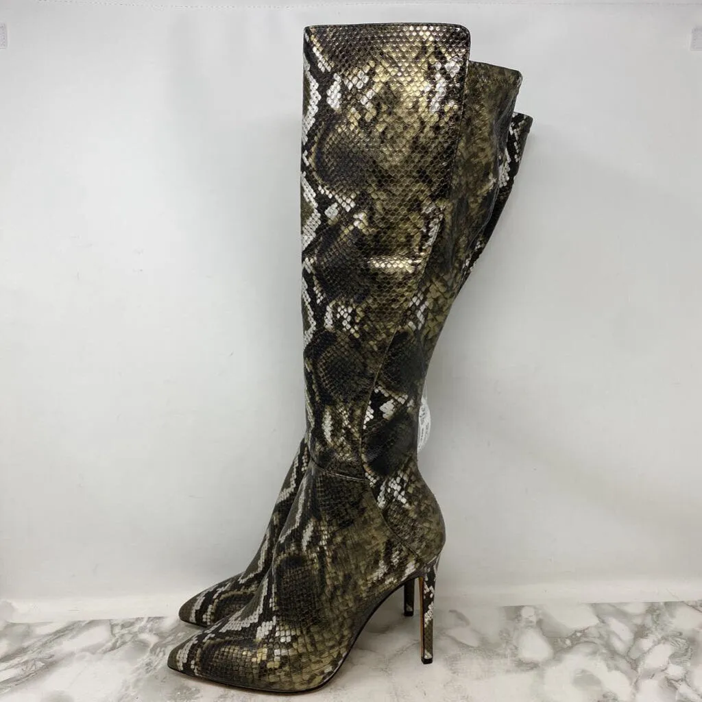 ALDO WOMEN'S BOOTS gold black silver 7 sold by The Comeback product image thumbnail 2