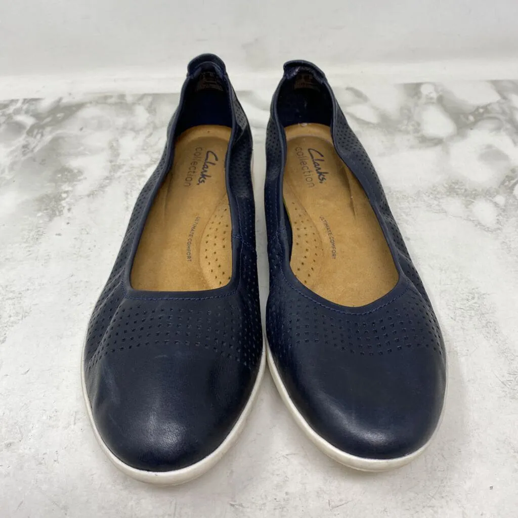 CLARKS WOMEN'S FOOTWEAR navy 8 sold by The Comeback product image thumbnail 5