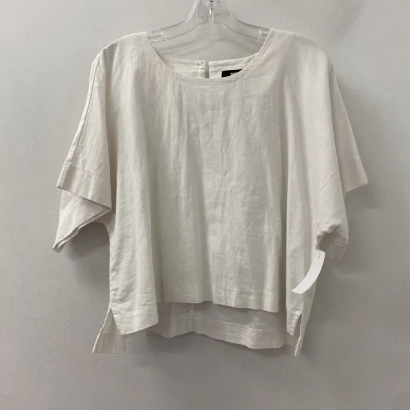 DKNY WOMEN'S BLOUSE/SHIRT white XL made by DKNY