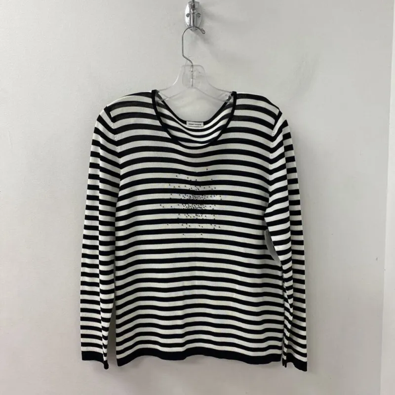 GERRY WEBER WOMEN'S SWEATER black white 10 made by The Comeback