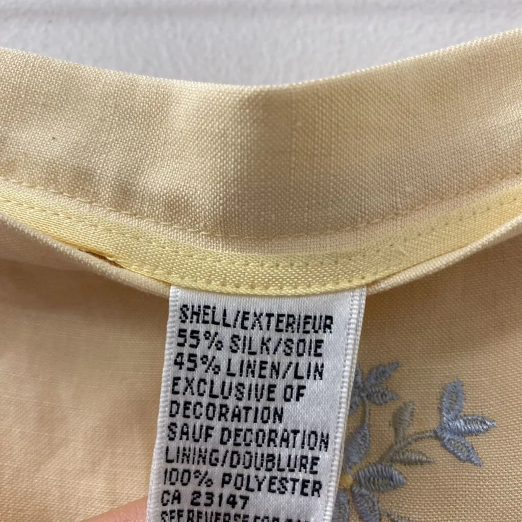 TALBOTS WOMEN'S SKIRT cream pink blue green 12 sold by The Comeback product image thumbnail 3