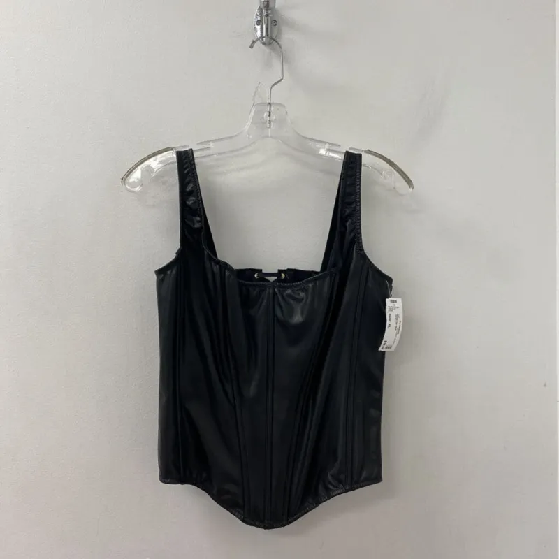VICTORIA'S SECRET WOMEN'S TOP black XL made by The Comeback