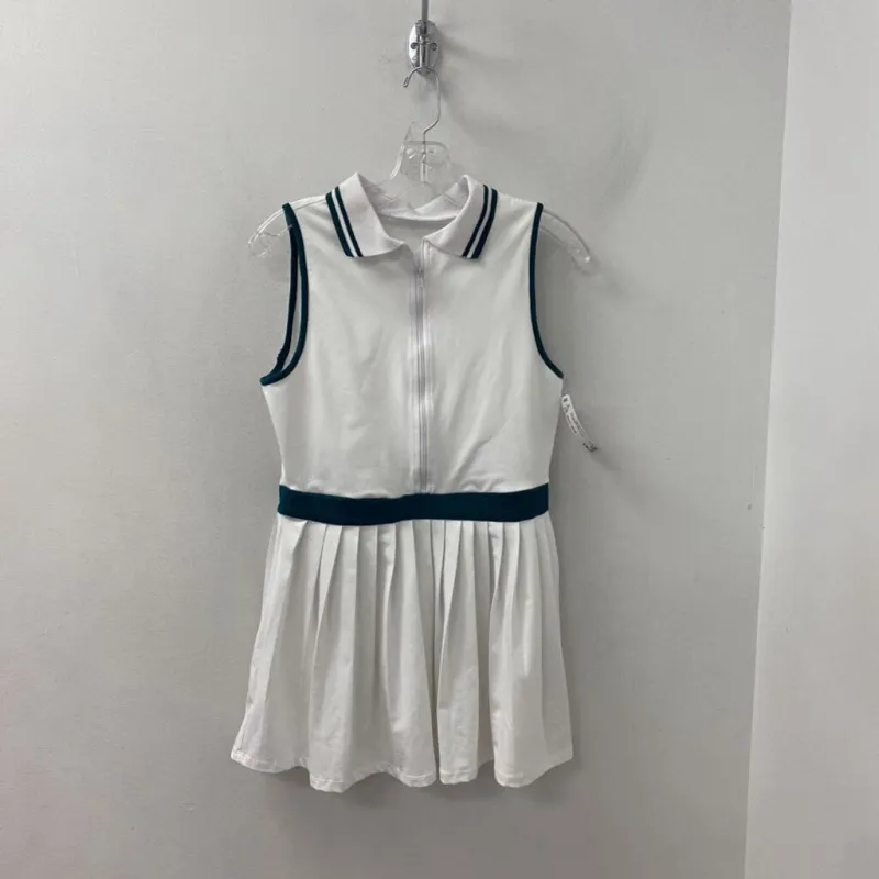 SHEIN WOMEN'S ACTIVE DRESS white green 8/10 made by The Comeback