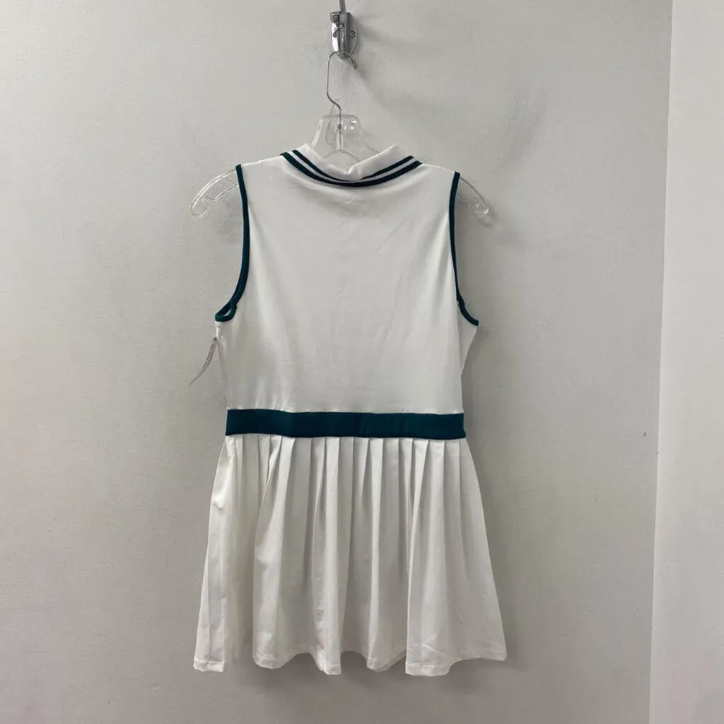 SHEIN WOMEN'S ACTIVE DRESS white green 8/10 sold by The Comeback product image thumbnail 2