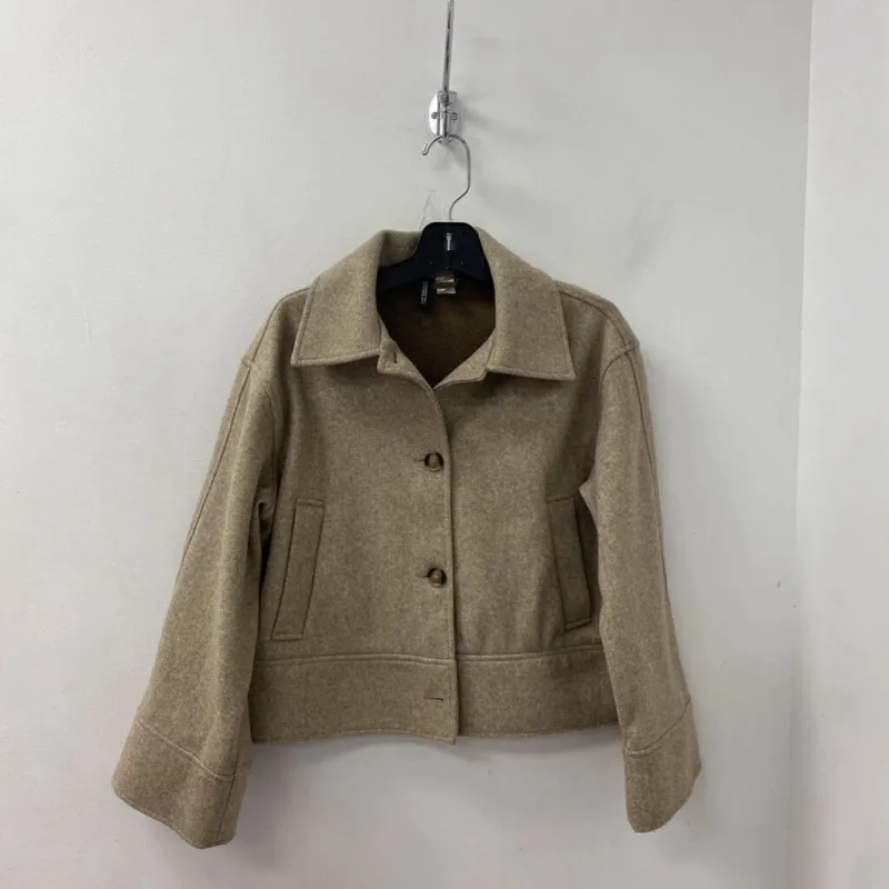 H&M WOMEN'S COAT fawn heather S made by H&M