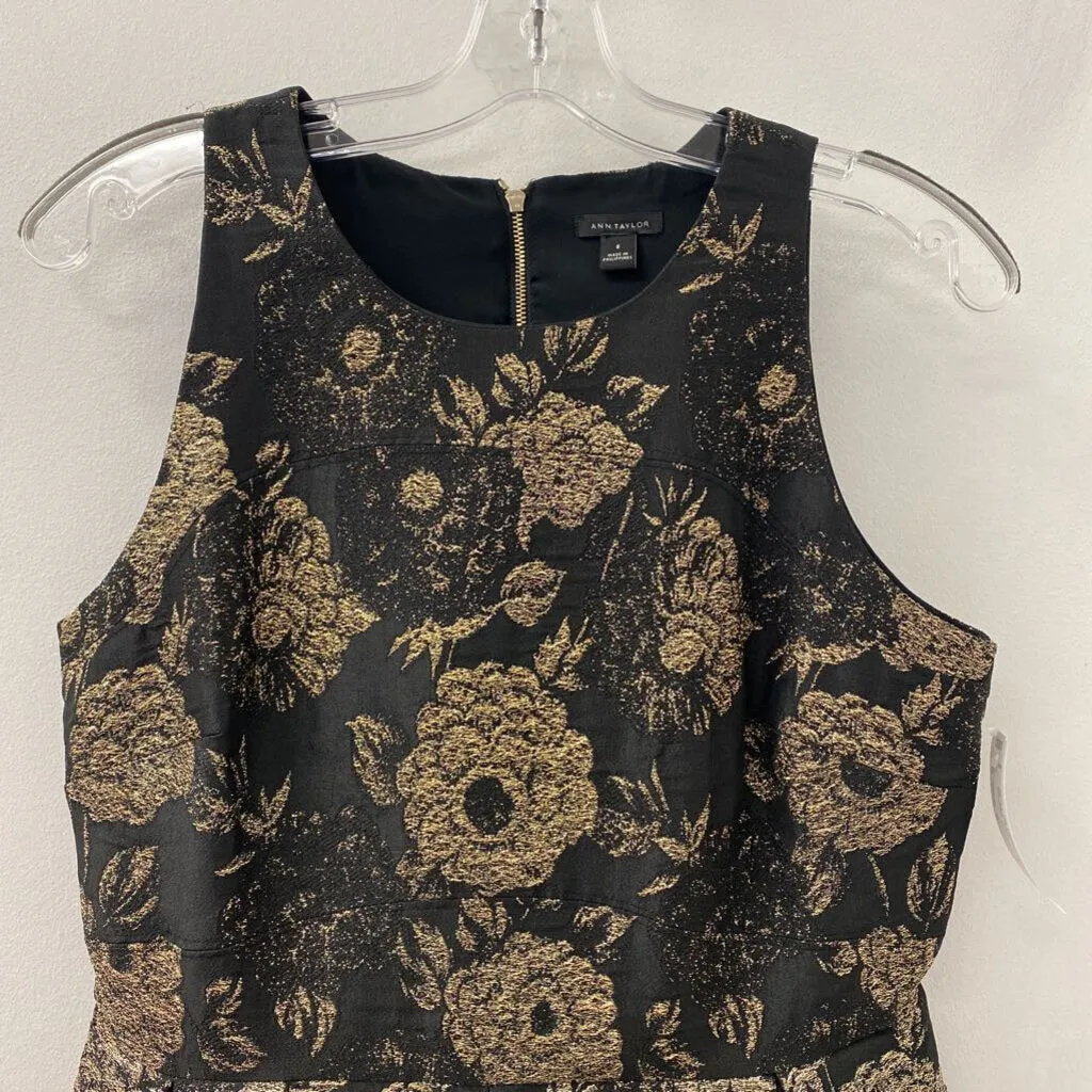 ANN TAYLOR WOMEN'S PARTY DRESS black goldd 8 sold by The Comeback product image thumbnail 2