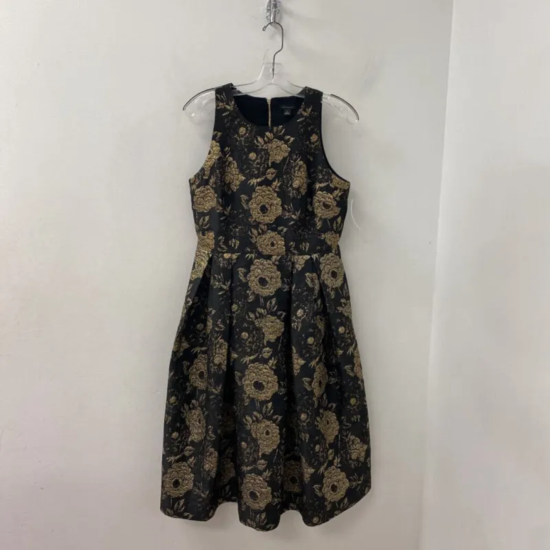 ANN TAYLOR WOMEN'S PARTY DRESS black goldd 8 sold by The Comeback