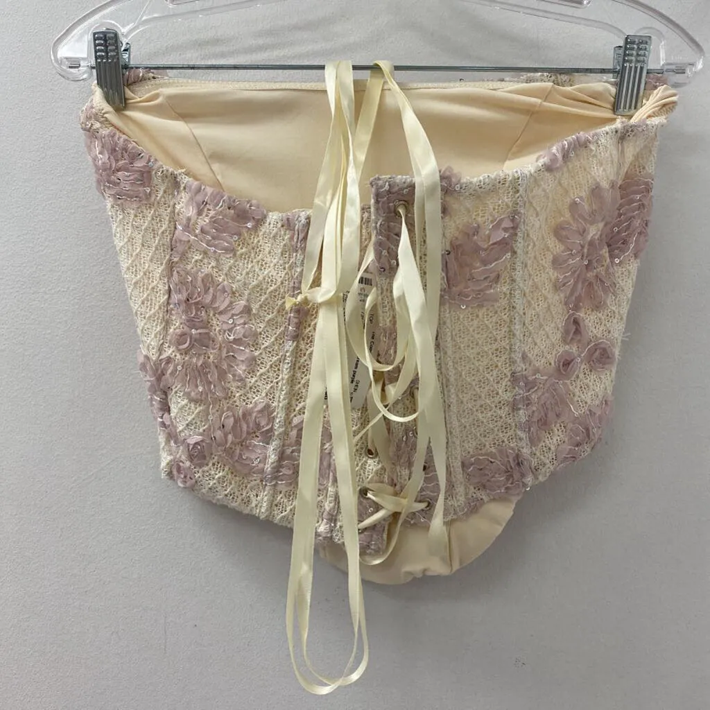 SHEIN WOMEN'S TOP cream purple M sold by The Comeback product image thumbnail 3