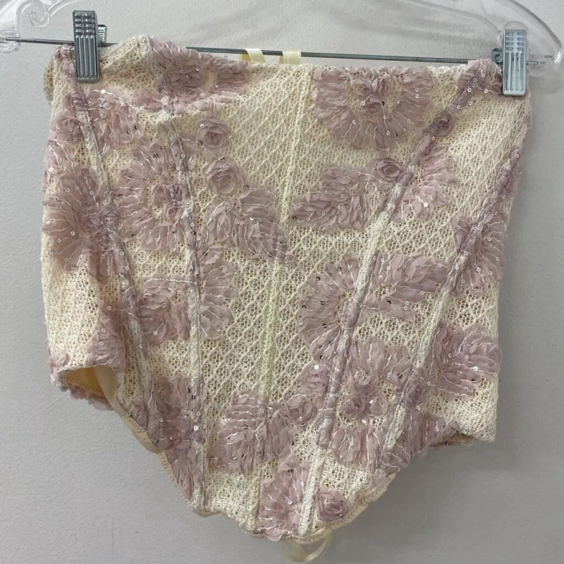 SHEIN WOMEN'S TOP cream purple M made by The Comeback