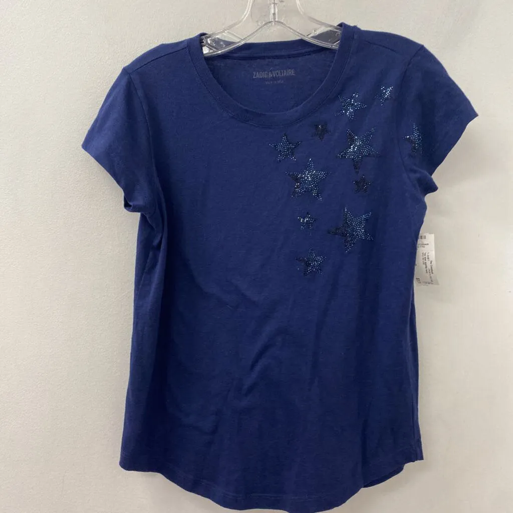 ZADIG & VOLTAIRE WOMEN'S T-SHIRT navy S sold by The Comeback