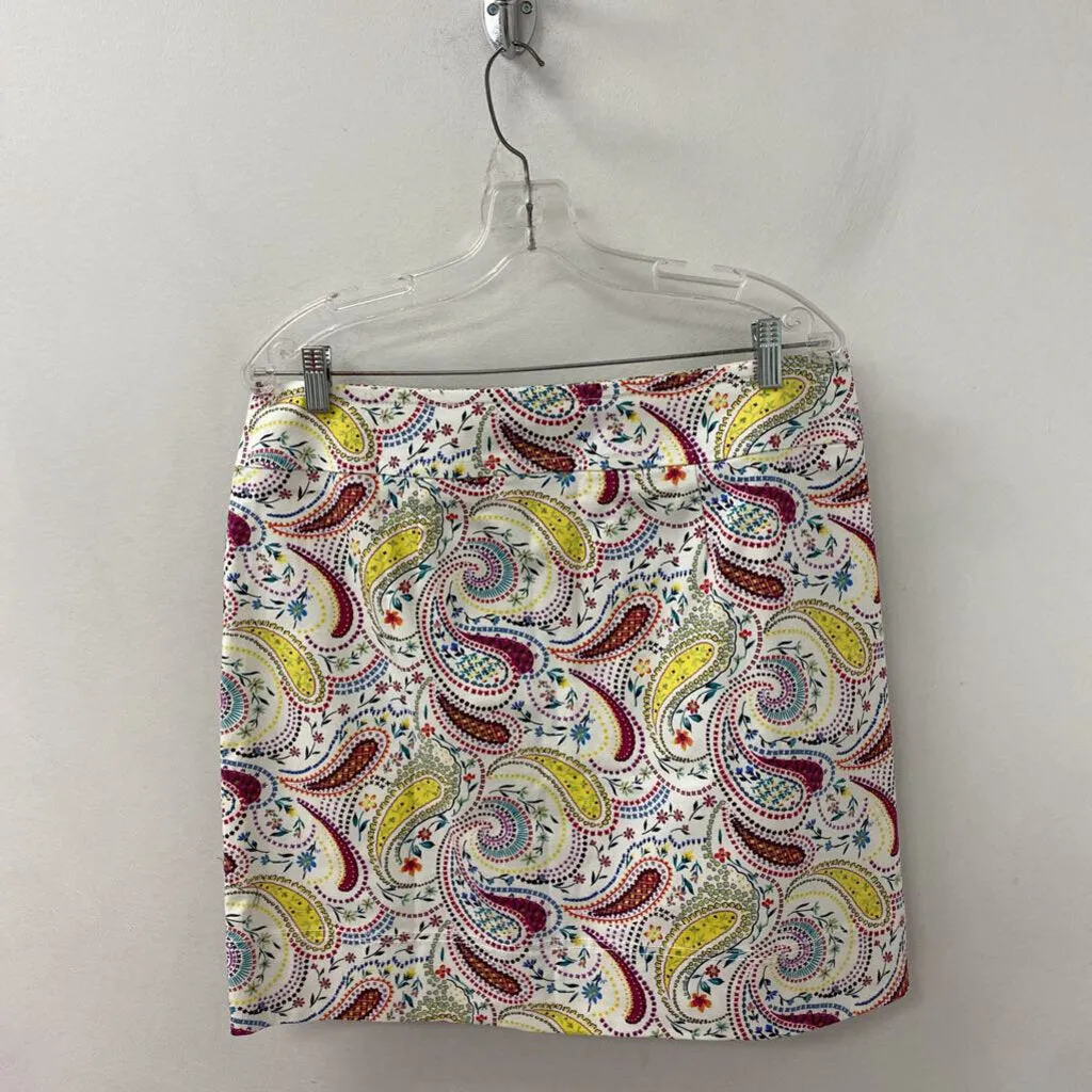 TALBOTS WOMEN'S SKIRT white multi paisley 12 sold by The Comeback product image thumbnail 2