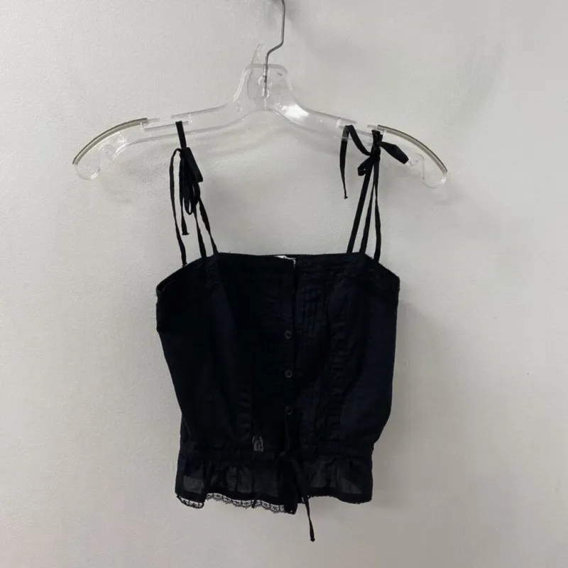 BERSHKA WOMEN'S TANK/CAMI black XS made by The Comeback