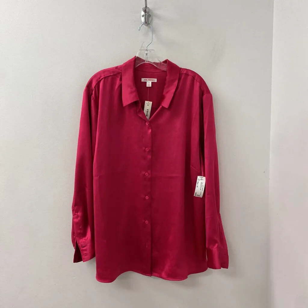 JOE FRESH WOMEN'S PLUS TOP pink 2X sold by The Comeback