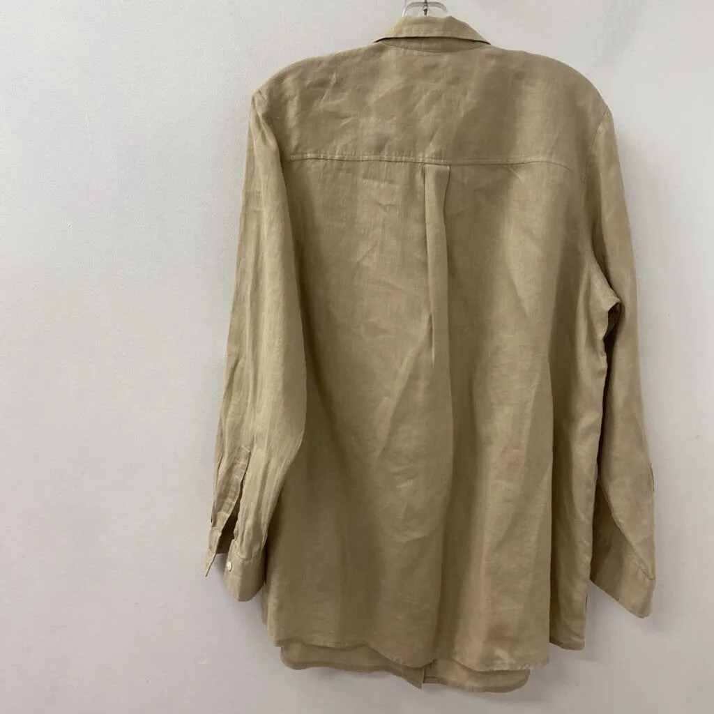 GAP WOMEN'S BLOUSE/SHIRT camel L sold by The Comeback product image thumbnail 2
