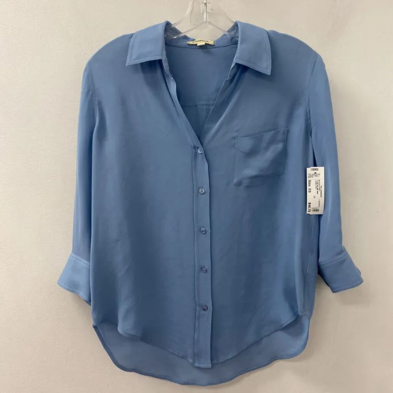 L'AGENCE WOMEN'S BLOUSE/SHIRT blue XS made by L'AGENCE