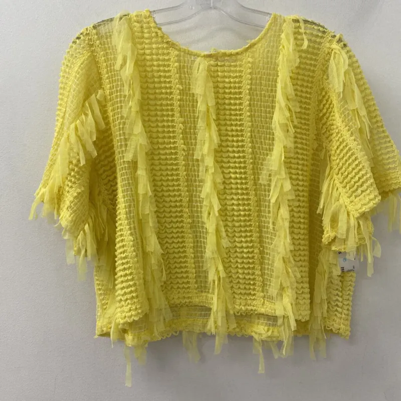 ZARA WOMEN'S TOP yellow S sold by The Comeback