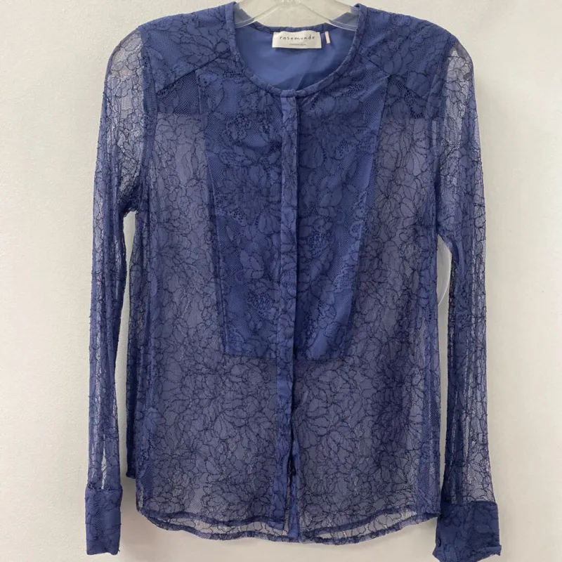 ROSEMUNDE copenhagen WOMEN'S BLOUSE/SHIRT blue S made by Rosemunde Copenhagen