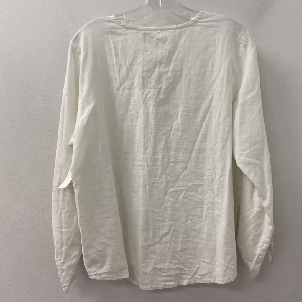 CYNTHIA ROWLEY WOMEN'S BLOUSE/SHIRT white L sold by The Comeback product image thumbnail 2