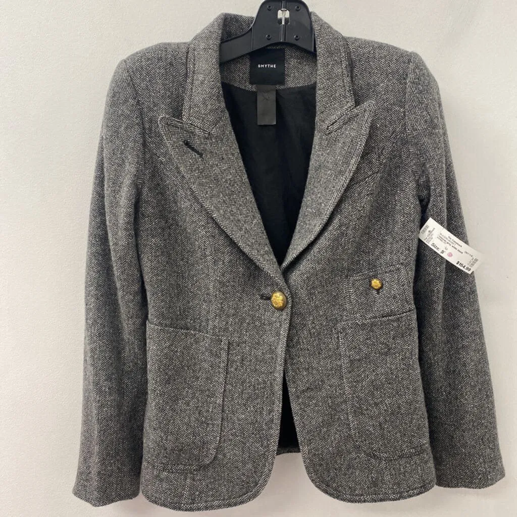 SMYTHE WOMEN'S BLAZER/JACKET grey white black 6 sold by The Comeback