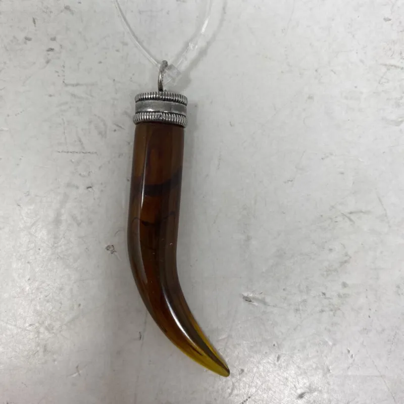 SILPADA WOMEN'S PENDANT silver brown made by Silpada