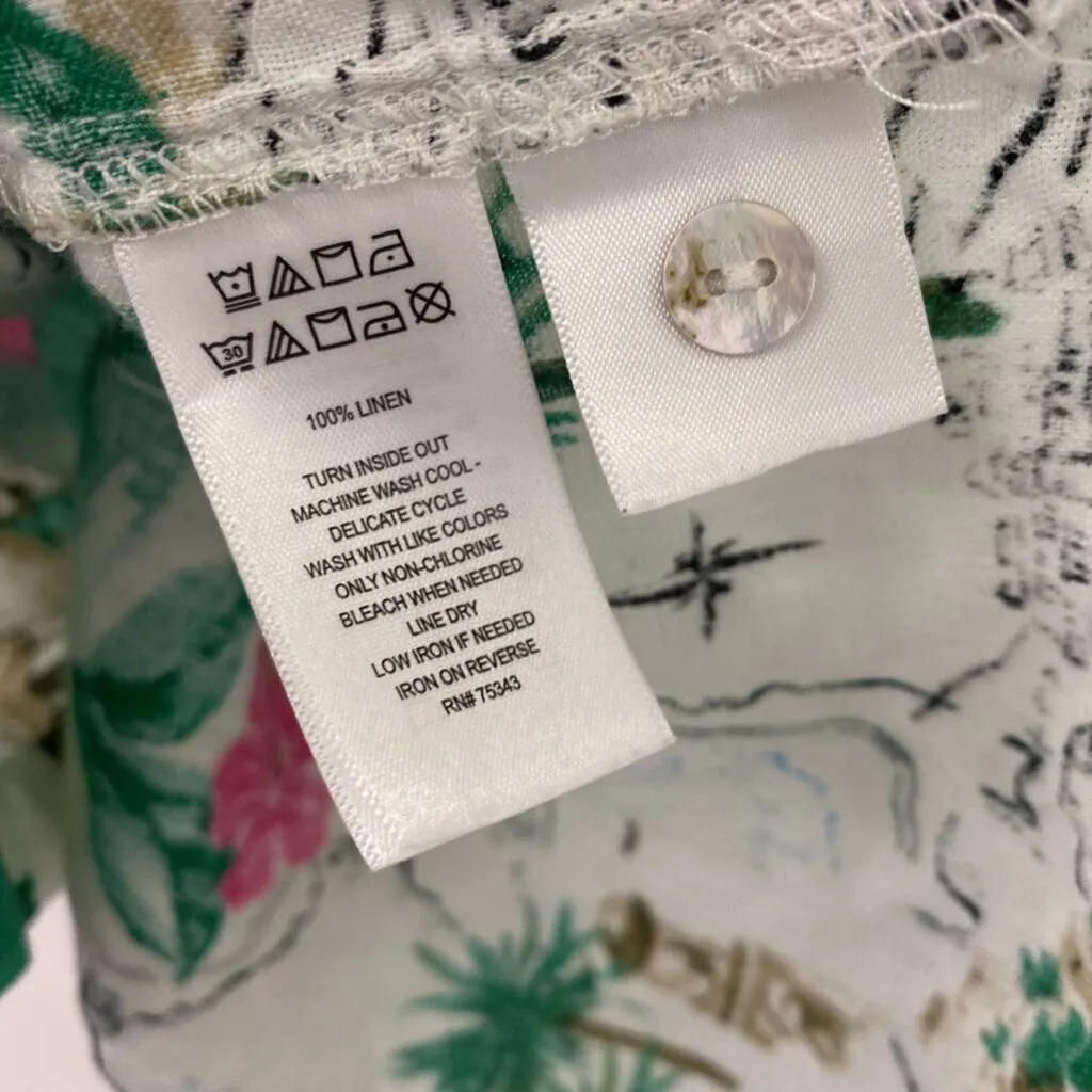 CYNTHIA ROWLEY WOMEN'S BLOUSE/SHIRT white multi S sold by The Comeback product image thumbnail 3