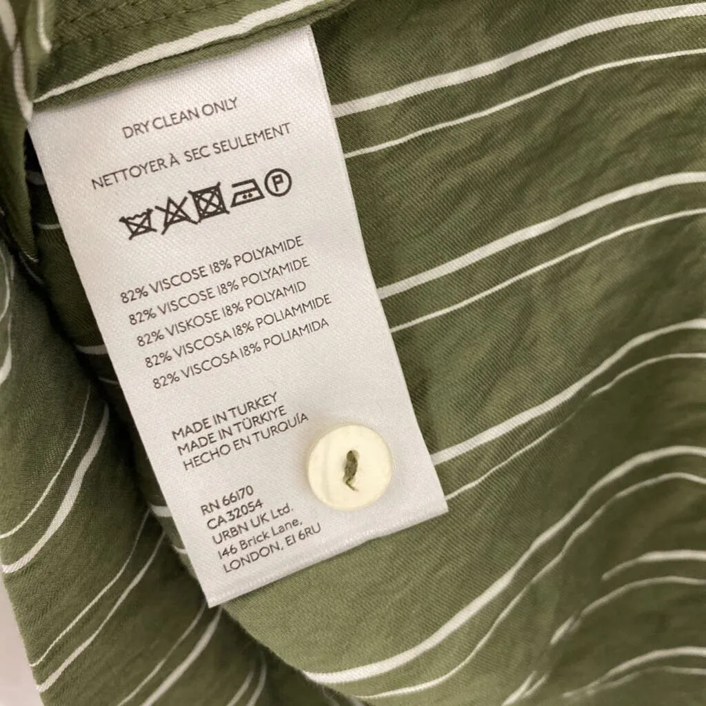 ANTHROPOLOGIE WOMEN'S BLOUSE/SHIRT green white XS sold by The Comeback product image thumbnail 3
