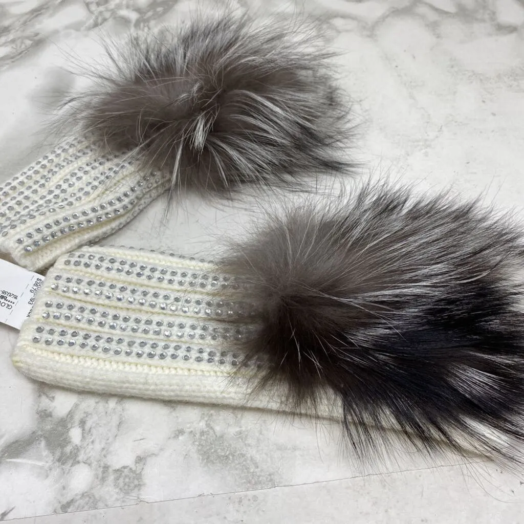 ADRIENNE LANDAU WOMEN'S GLOVES/MITTS cream taupe sold by The Comeback product image thumbnail 2