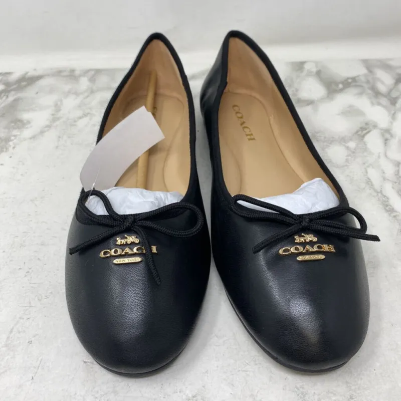 COACH WOMEN'S FLATS black 10 made by Coach
