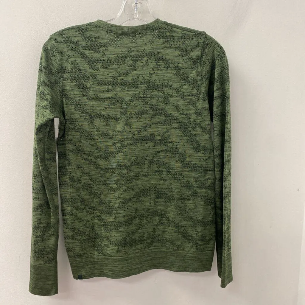 LULULEMON WOMEN'S ACTIVE TOP green marled & patterned S sold by The Comeback product image thumbnail 2